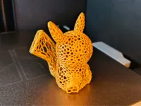 Sculpture Pikachu motif voronoï — photo 2