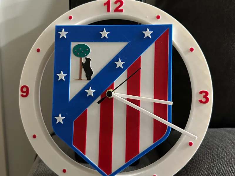 Atletico de Madrid Wall Clock