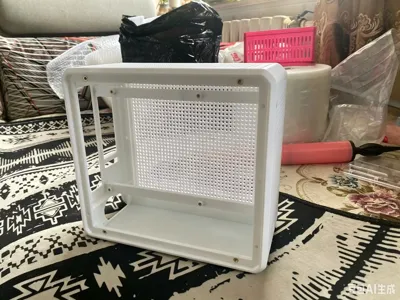 MD7-ITX-3D printed PC case - Round Hole DLC - Top Panel, Front Panel, Side Panel