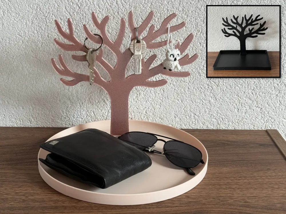 The Key Tree - Everyday Organizer - Free 3D Print Model - MakerWorld