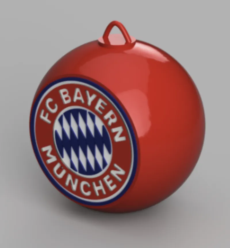FC Bayern Weihnachtskugel