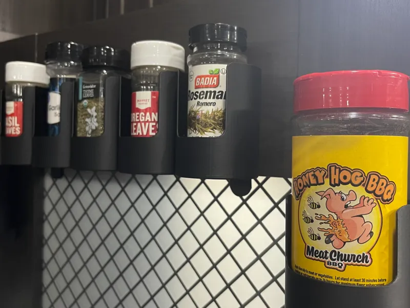 Spice Racks - Command Strip or Screw Mounting