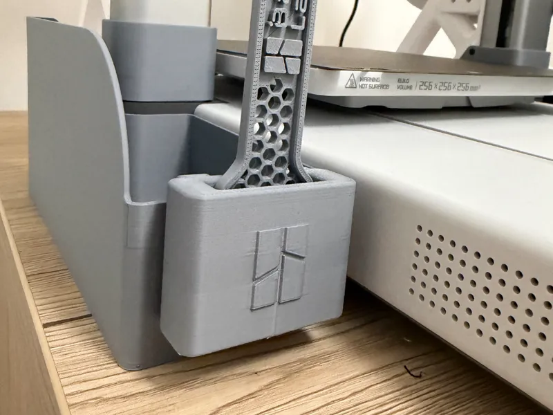 [NEW 2.0] Bambu Scraper Mount with Poop Box Clips