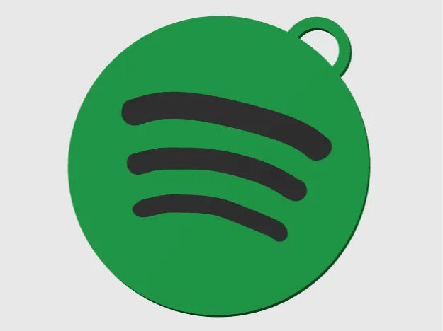 Spotify Logo Key Chain