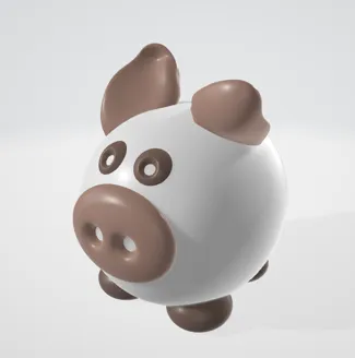 Little Piggy with funny ears