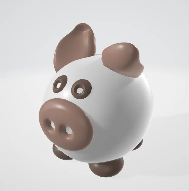Little Piggy with funny ears