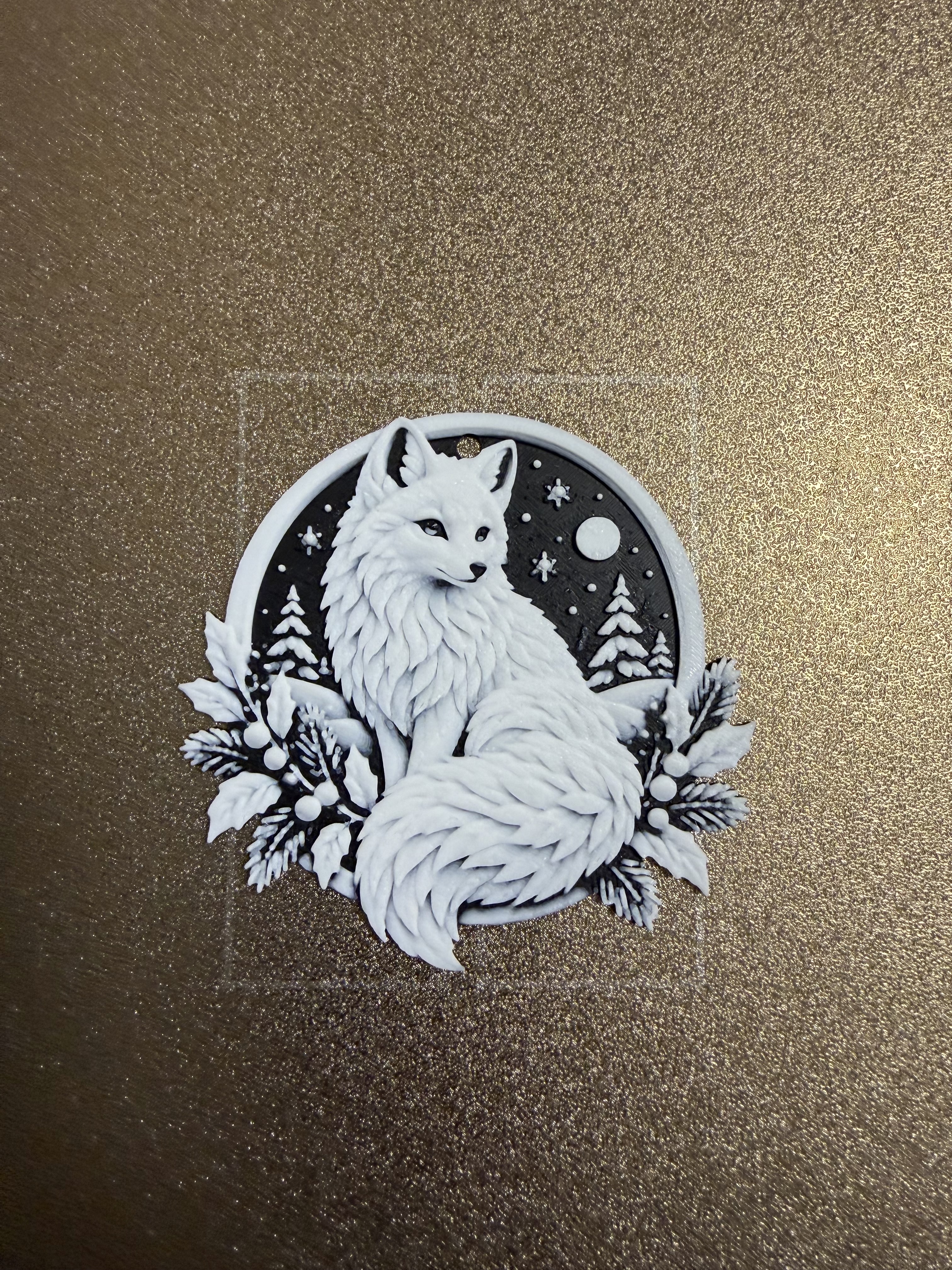 Winter Wolf Decoration - 1