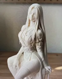 Figurine de religieuse assise — photo 2