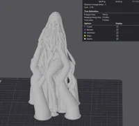 Figurine de religieuse assise — photo 3