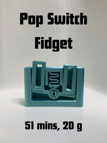 Objeto manipulable: Pop Switch Fidget — vista de referencia 2