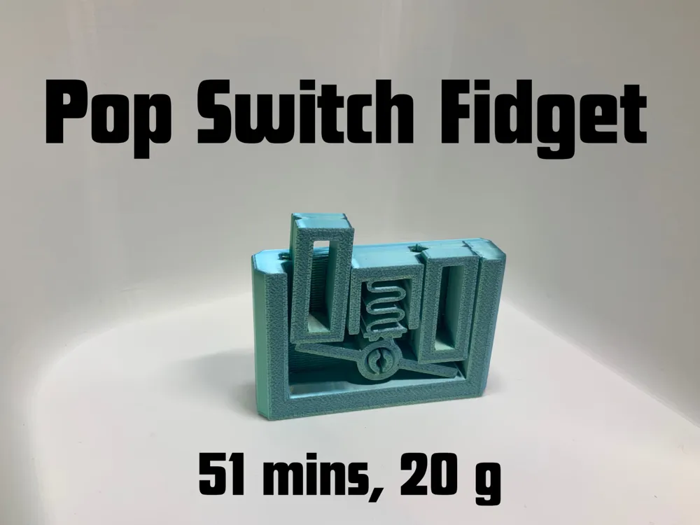 Objeto manipulable: Pop Switch Fidget. Referencia del modelo original.