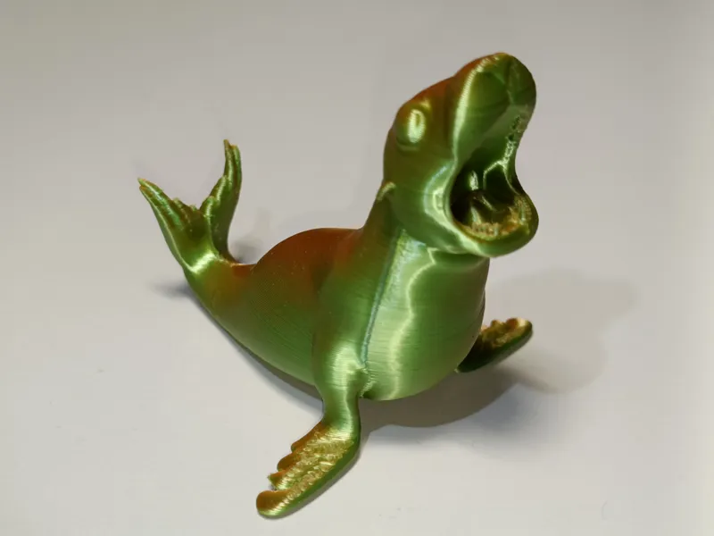 Playful Barking Sea Lion Figure
