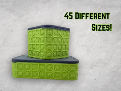 Mod Squares Slide-Top Container Set (45 sizes!)