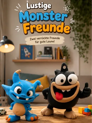 Figura decorativa: Lustige Monster Freunde — vista de referencia 2
