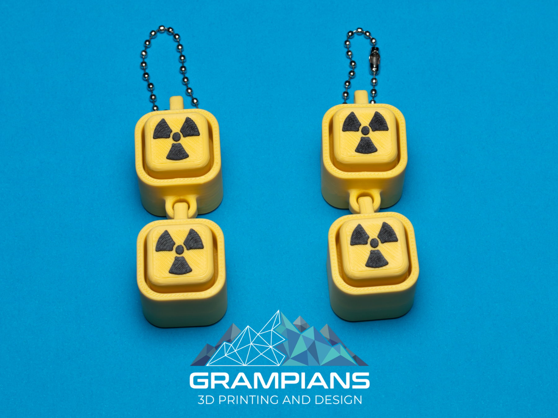 Radioactive Dual Mechanical Switch Fidget Clicker