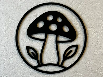 Autumn Wall Art - Toadstool