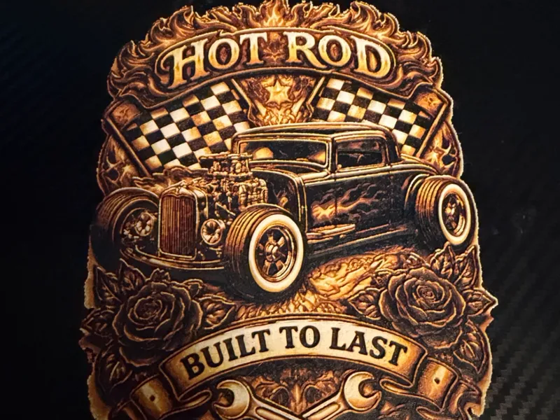 Hot Rod “Built to Last” HueForge
