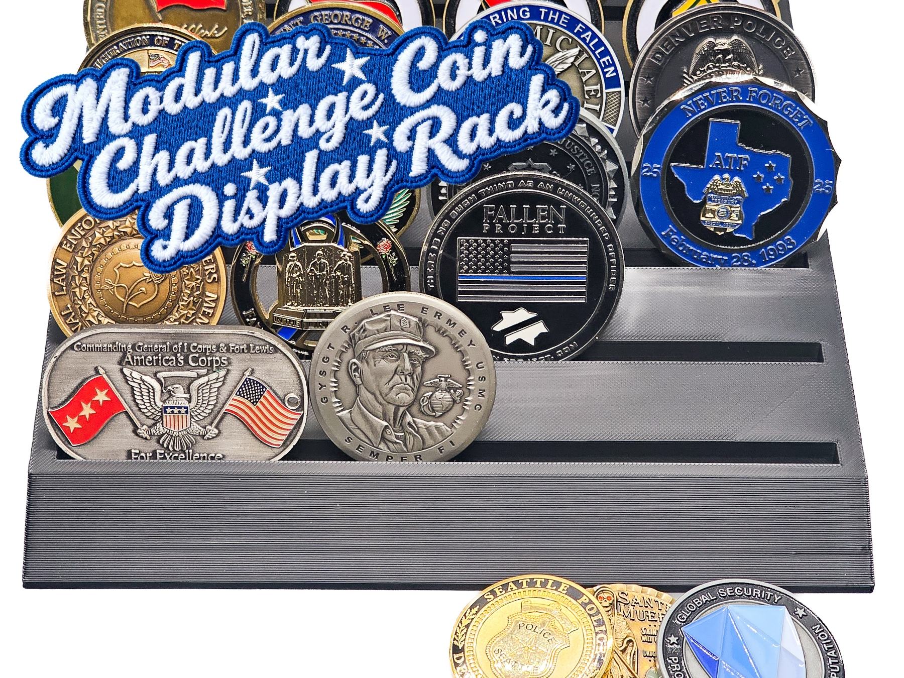 Modular Challenge Coin Display Rack