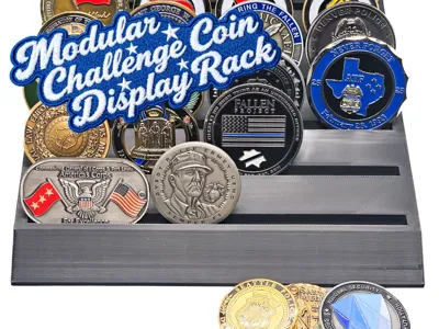 Modular Challenge Coin Display Rack