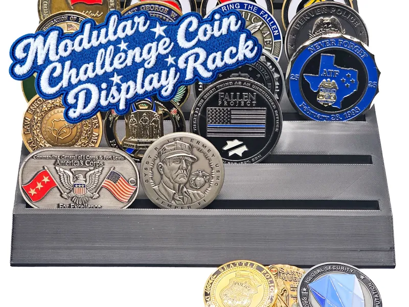 Modular Challenge Coin Display Rack