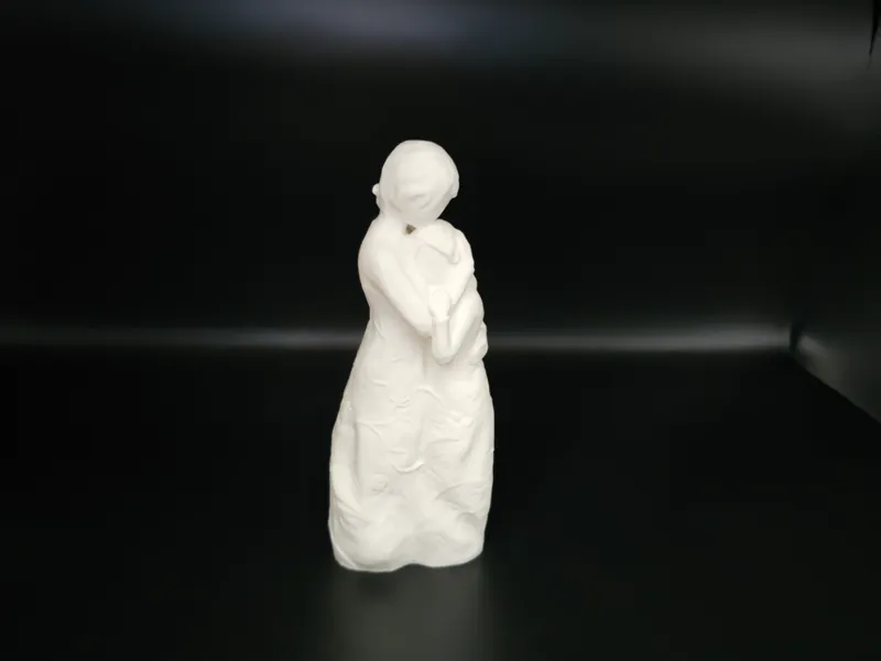 Mother and Daughter statue (3d scan)