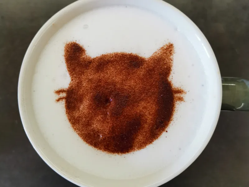 Katzen Kaffeestempel