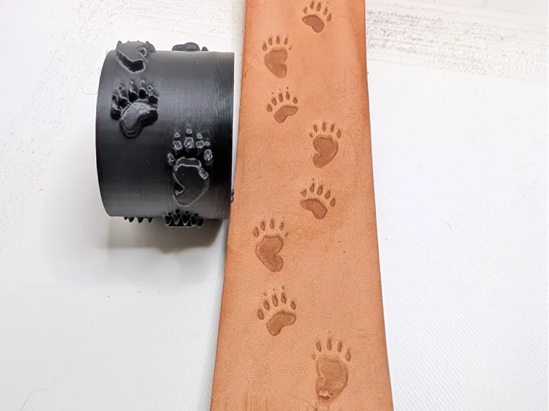 Bear Tracks Leather Roller