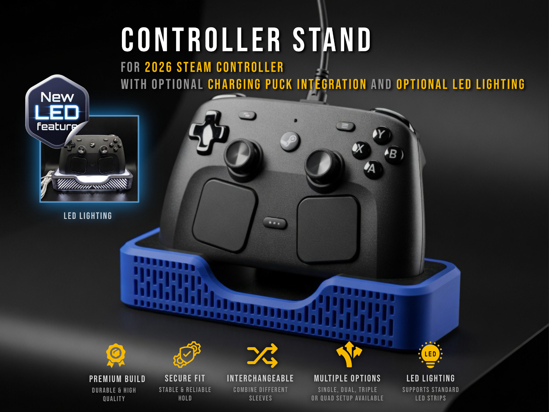 Steam (2026) Controller Stand