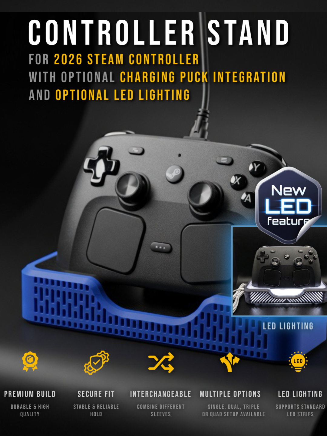 Steam Controller 2026 Model - Free 3D Print Model - MakerWorld