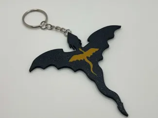 Fourth Wing Keychain/Onyx Storm/Tairn & Andarna