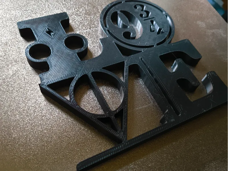 harry potter love sign deco