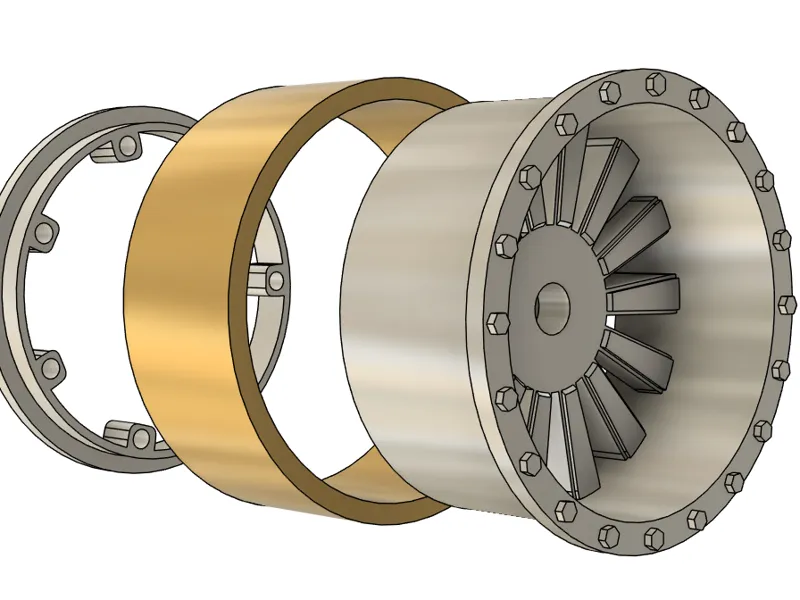 spoke rim 7mm hub scx24 or trx4m 