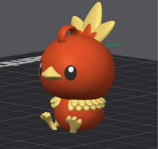 Torchic Keychain