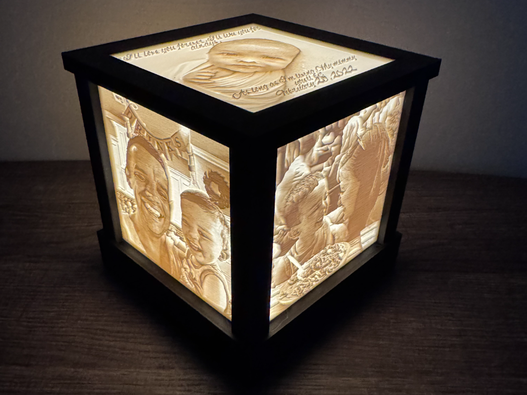 Lithophane LED Strip Box