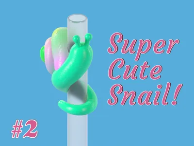 #2 Snail Straw Hugger - Adorable Thermos Accessory