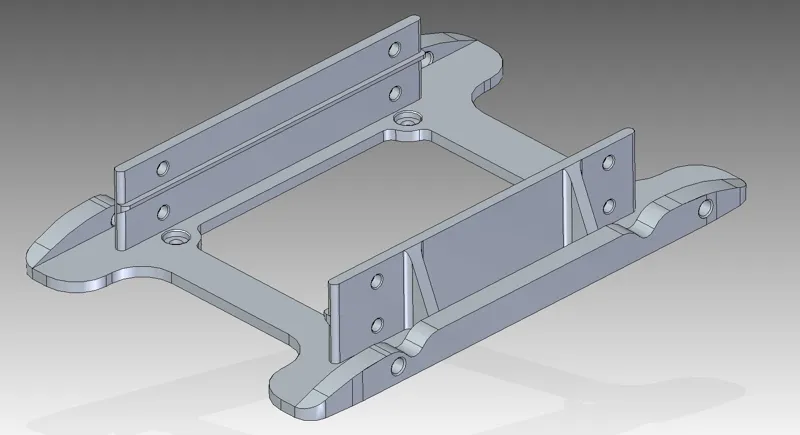 3.5" to 2.5" bracket and cage for 2.5 SSD/HDD.
