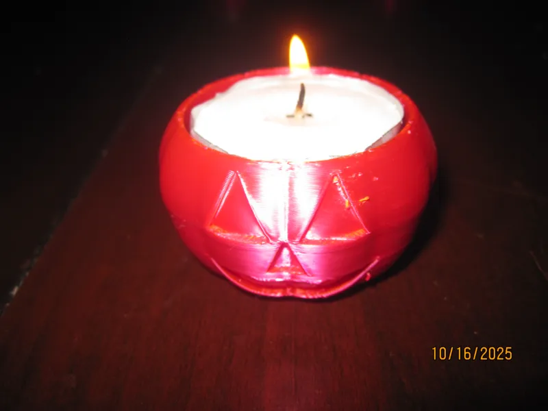Pumpkin Tea Candle Holder