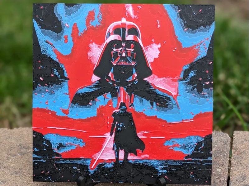Galactic Shadows: The Art of Darth Vader HueForge