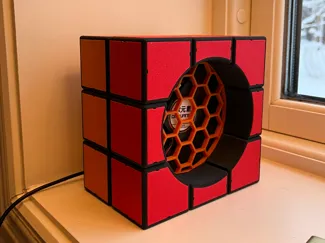 Rubiks Kub fläktförslutning