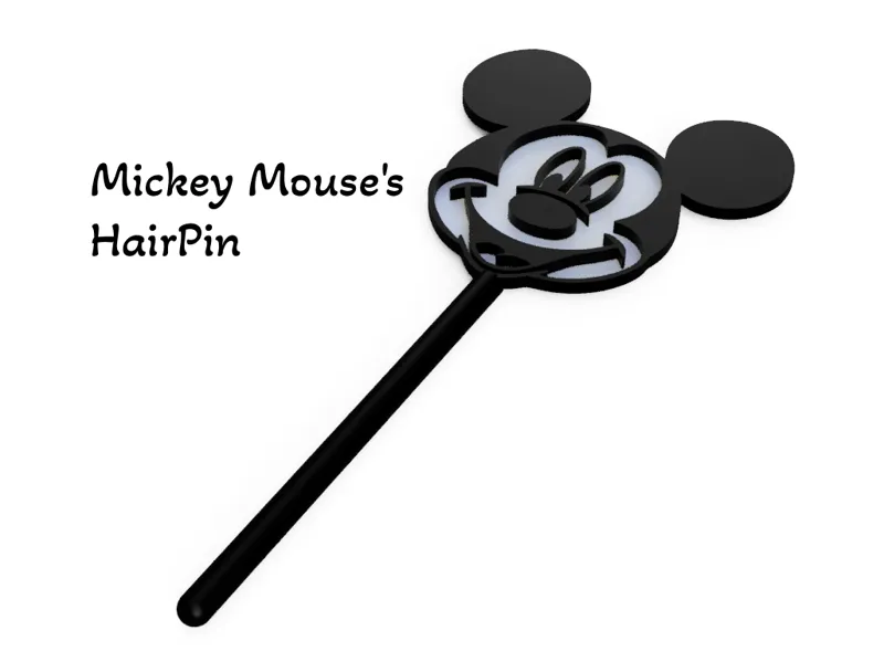Mickey Mouse's Hair Pin