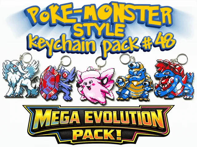 Poke-Monster Evolution Pack #48 Blastoise Clefable