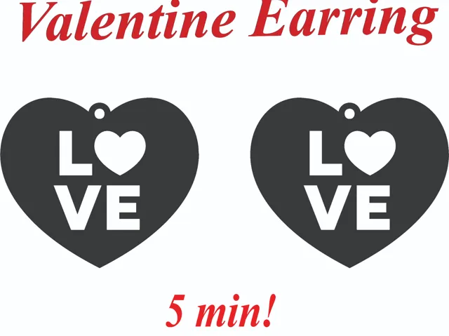 Valentine Earring #3