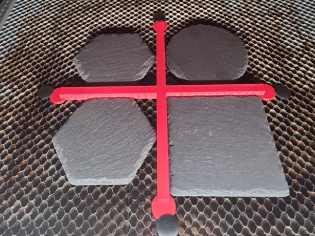 Laser Honeycomb Coaster Align Tool