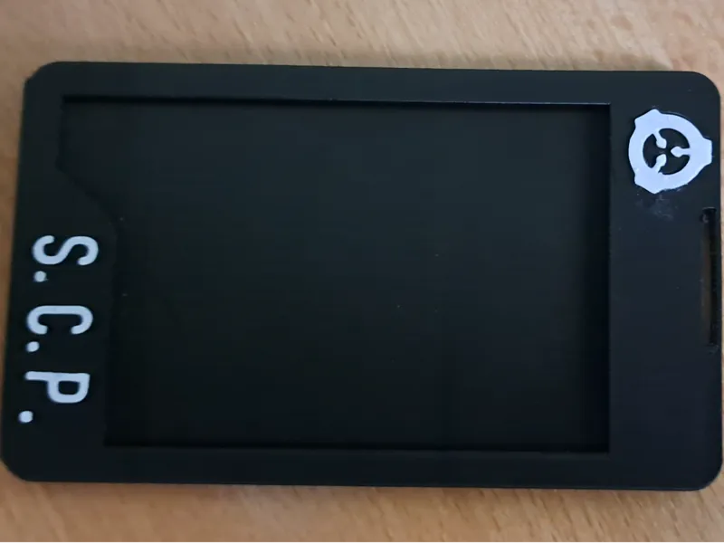 SCP Lanyard card holder