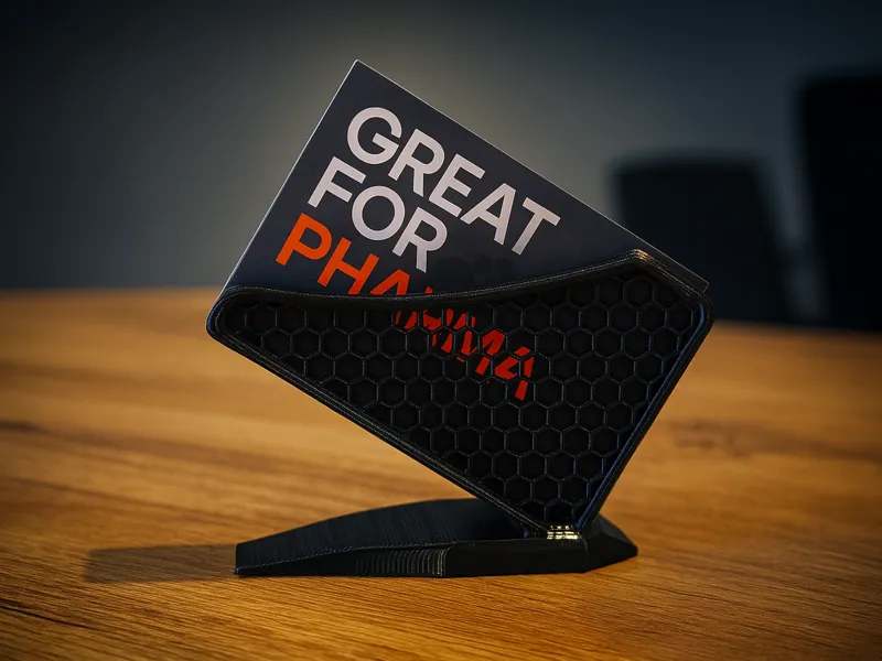 Hexagonal Business Card Stand