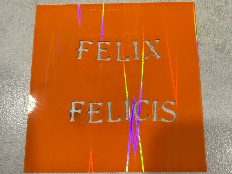 Harry Potter Cake Stencil Felix Felicis