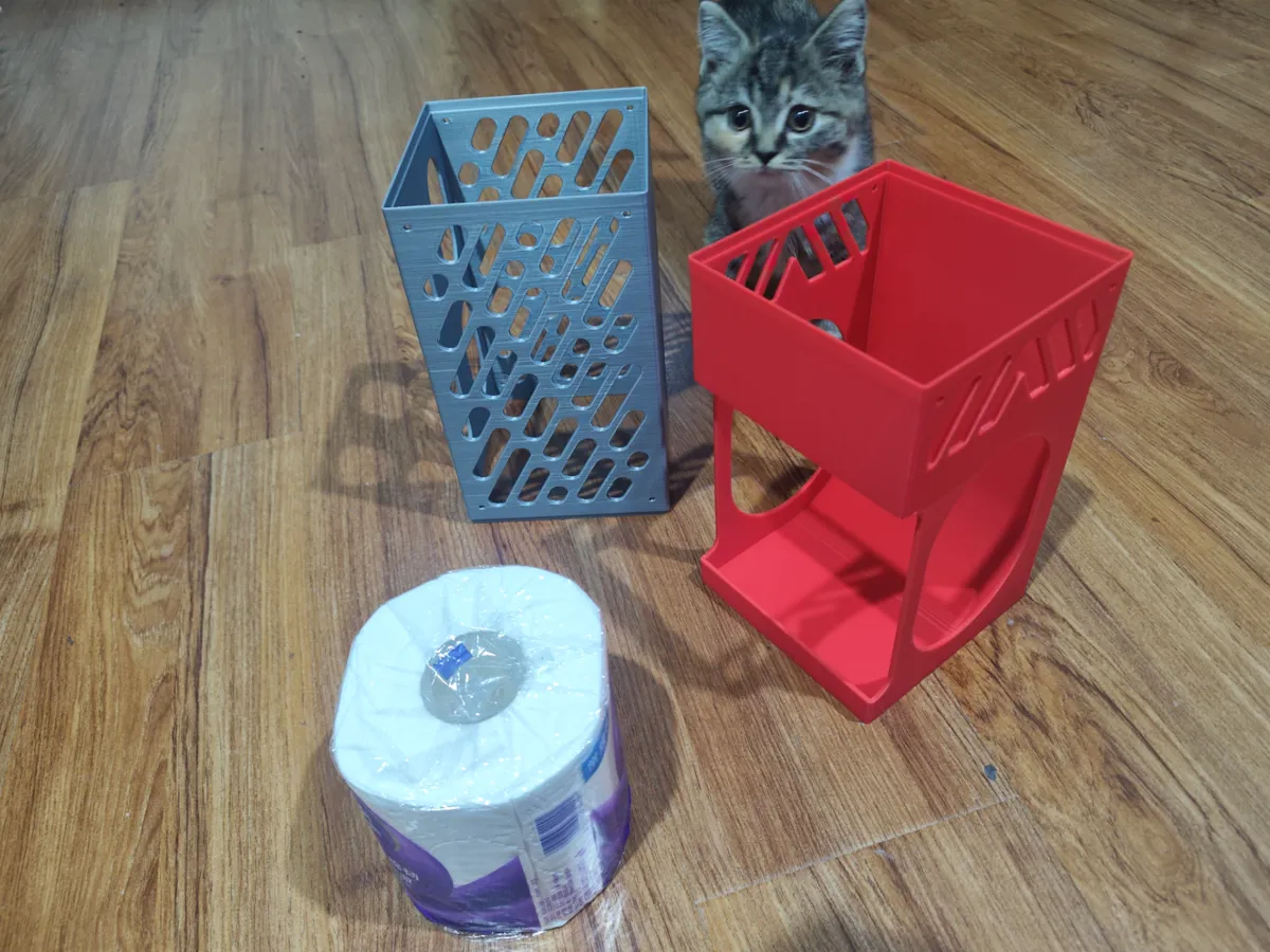 Support empilable pour rouleaux de papier toilette