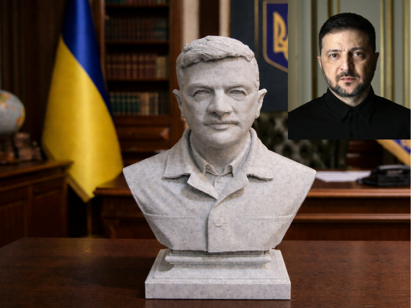 Volodymyr Oleksandrovych Zelensky — Bust
