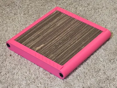 Cat scratch pad, refillable - Flat