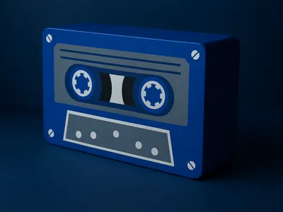 Tape Lightbox (90s vintage table lamp)